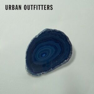 Urban Outfitters Blue Agate Geode Coaster